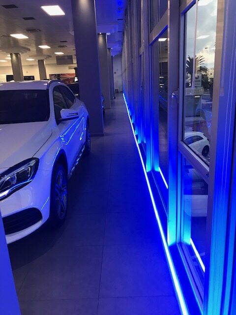 Instalación LED Flick Canarias Escaleritas