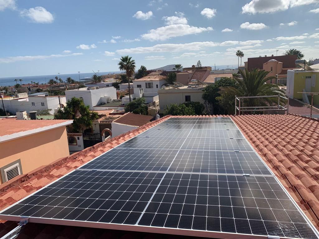 Instalación solar en vivienda Ojos de garza Telde