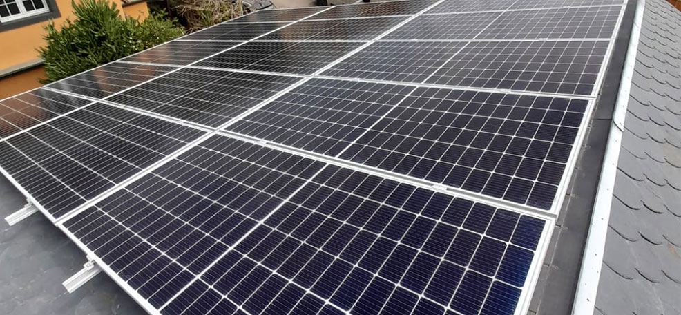 Instalación fotovoltaica en el sur de Gran Canaria