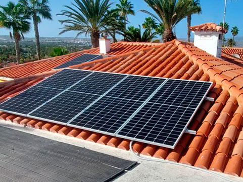 Instalacion placas solares Gran Canaria