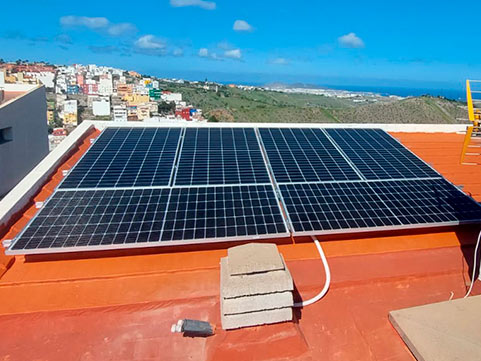 Instalaciones placas solares en vivienda en Gran Canaria