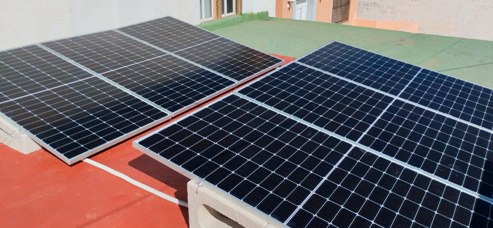 Instalación paneles solares en Alheli