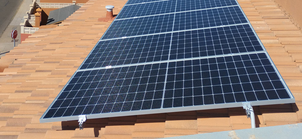 Paneles solares Romero de Torres