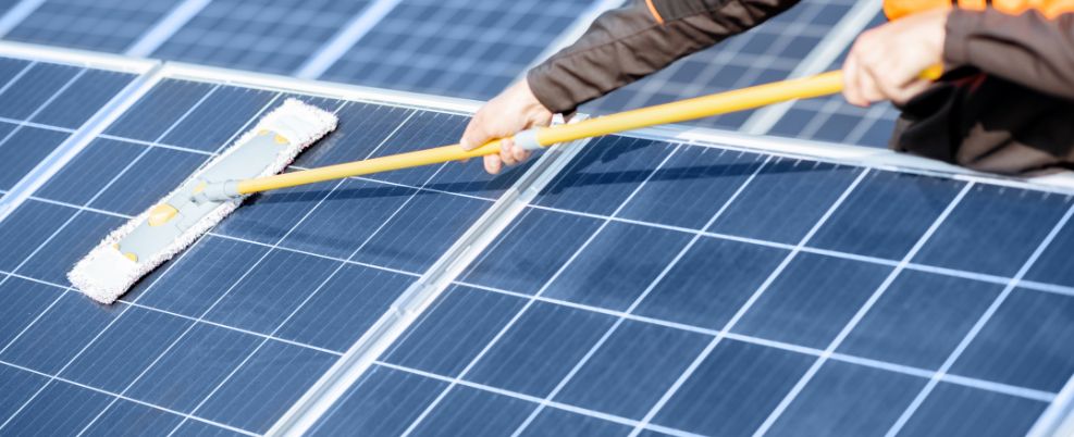 Mantenimiento de paneles solares